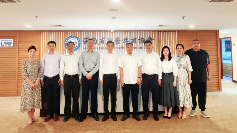 光彩上合陈江涛一行赴海南省考察 洽谈康养文旅与大健康产业等领域项目合作